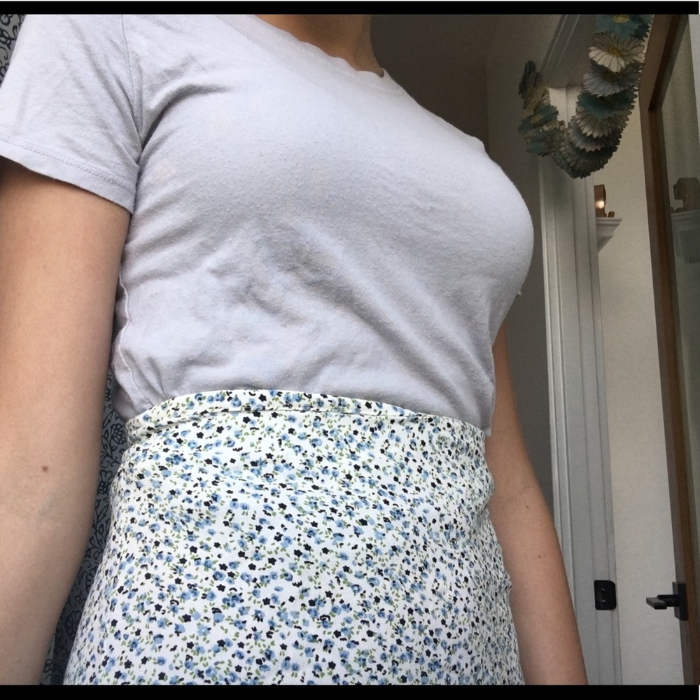 Simple Light Blue Brandy Melville Tee